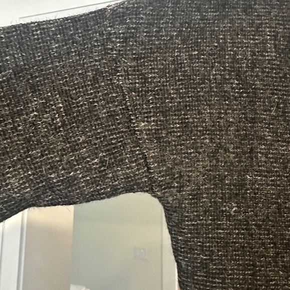 ANAGRAM Grey and Taupe Baby Alpaca Sweater - Size L. Super-cozy! - Picture 5 of 12